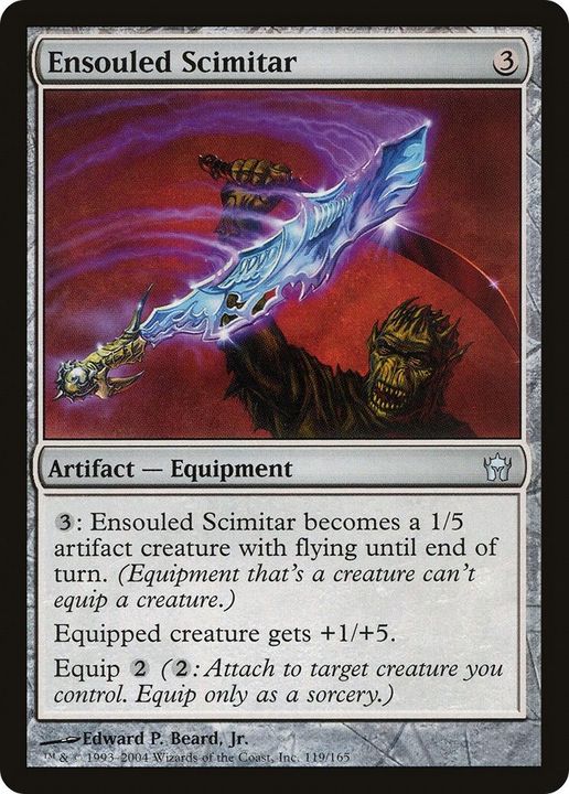 Ensouled Scimitar in the group Magic the Gathering / Types / Artifacts / Artifact at Proxyprinters.com (57346)