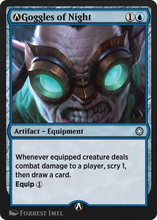 A-Goggles of Night in the group Magic the Gathering / Types / Artifacts / Artifact at Proxyprinters.com (57354)