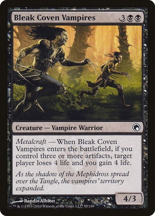 Bleak Coven Vampires in the group Magic the Gathering / Sets / Scars of Mirrodin at Proxyprinters.com (57355)