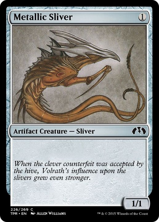 Metallic Sliver in the group Magic the Gathering / Types / Colors / Colorless at Proxyprinters.com (5736)