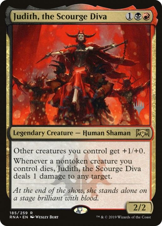 Judith, the Scourge Diva in the group Magic the Gathering / Types / Colors / Multicolors / B, R at Proxyprinters.com (57392)