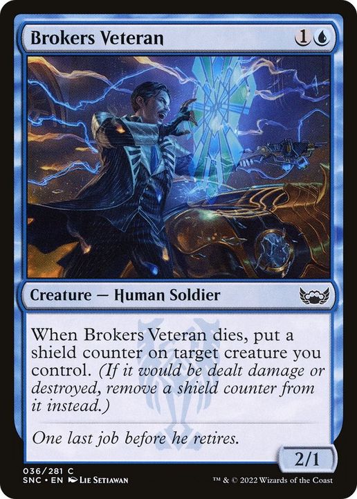 Brokers Veteran in the group Magic the Gathering / Types / Creatures / Human at Proxyprinters.com (57394)