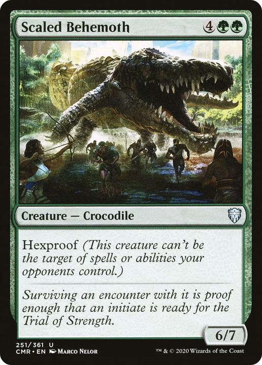 Scaled Behemoth in the group Magic the Gathering / Sets / Commander Legends at Proxyprinters.com (574)