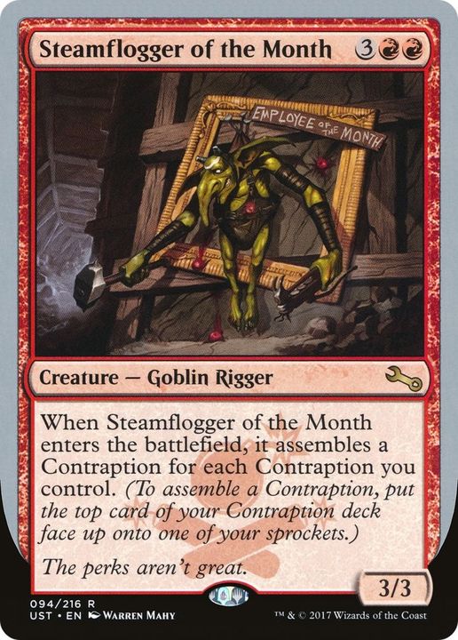 Steamflogger of the Month in the group Magic the Gathering / Types / Creatures / Goblin at Proxyprinters.com (57411)