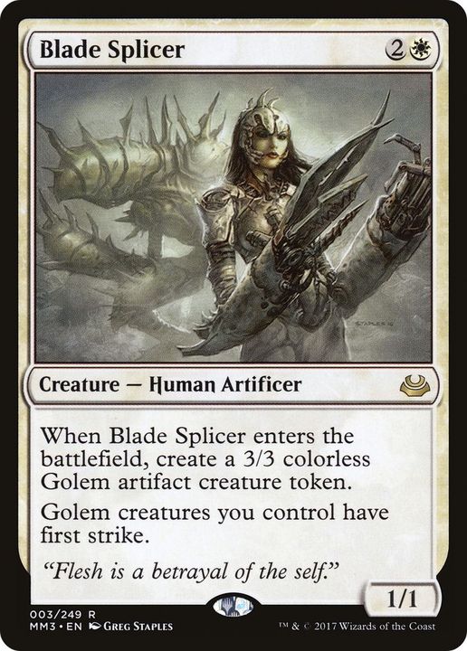 Blade Splicer in the group Magic the Gathering / Sets / Modern Masters Tokens at Proxyprinters.com (57412)