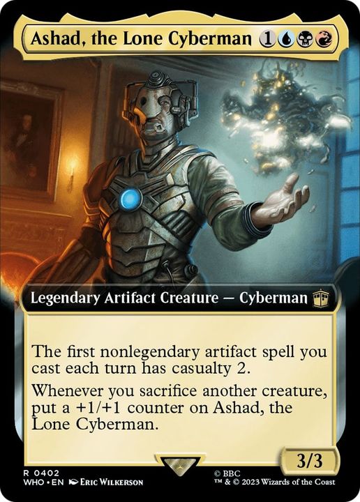 Ashad, the Lone Cyberman in the group Magic the Gathering / Types / Artifacts / Legendary Artifact at Proxyprinters.com (57420)