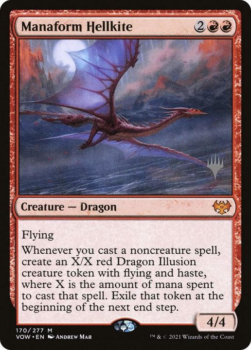 Manaform Hellkite in the group Magic the Gathering / Types / Colors / Red at Proxyprinters.com (57466)