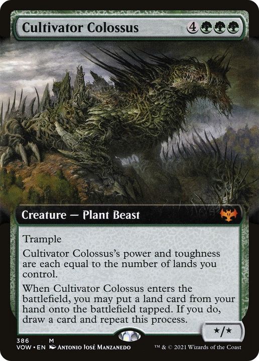 Cultivator Colossus in the group Magic the Gathering / Types / Colors / Green at Proxyprinters.com (57467)