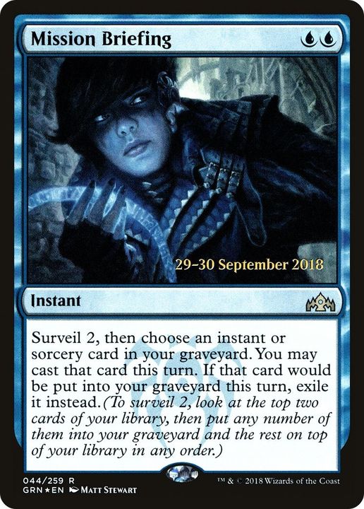 Mission Briefing in the group Magic the Gathering / Types / Colors / Blue at Proxyprinters.com (57474)