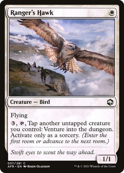 Ranger's Hawk in the group Magic the Gathering / Types / Colors / White at Proxyprinters.com (57476)