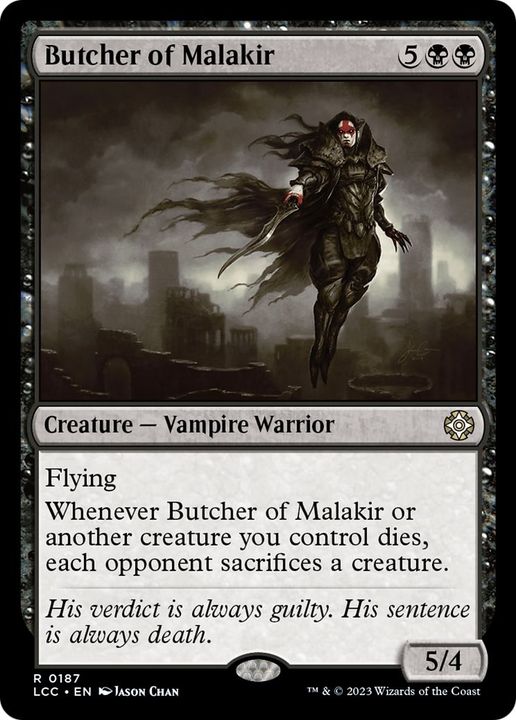 Butcher of Malakir in the group Magic the Gathering / Types / Creatures / Warrior at Proxyprinters.com (57484)