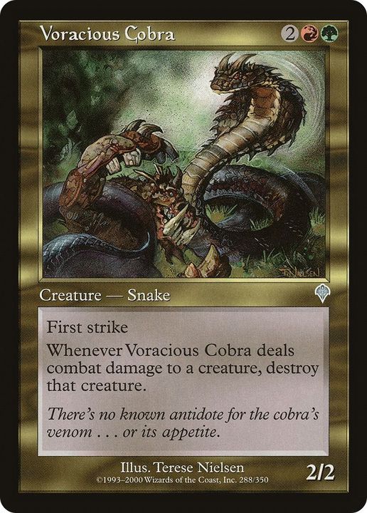 Voracious Cobra in the group Magic the Gathering / Sets / Invasion at Proxyprinters.com (57499)