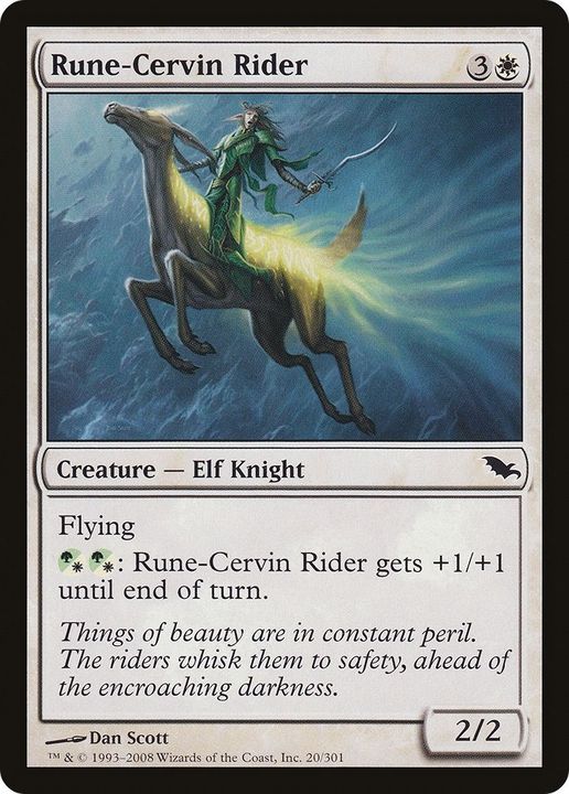 Rune-Cervin Rider in the group Magic the Gathering / Sets / Shadowmoor at Proxyprinters.com (57518)