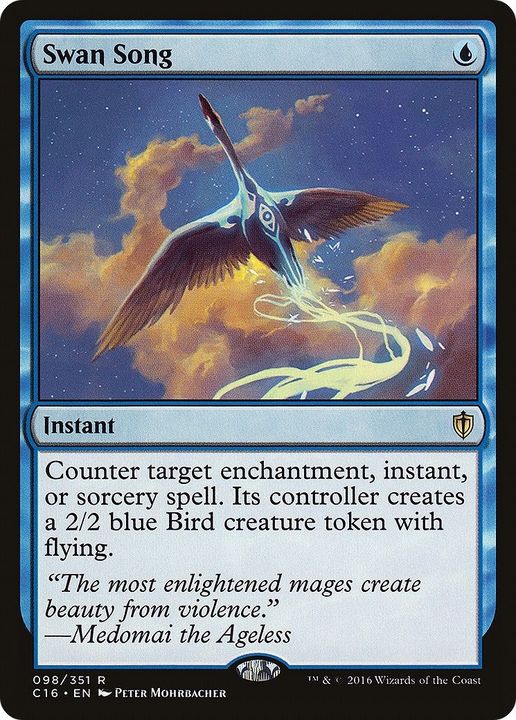 Swan Song in the group Magic the Gathering / Types / Colors / Blue at Proxyprinters.com (57520)