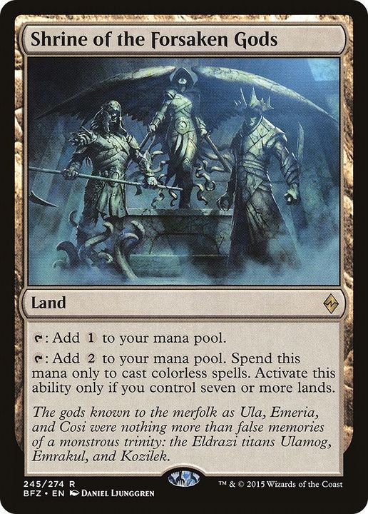 Shrine of the Forsaken Gods in the group Magic the Gathering / Sets / Battle for Zendikar Tokens at Proxyprinters.com (57535)