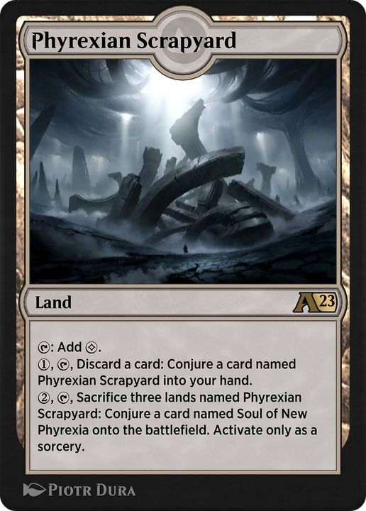 Phyrexian Scrapyard in the group Magic the Gathering / Types / Colors / Colorless at Proxyprinters.com (57536)