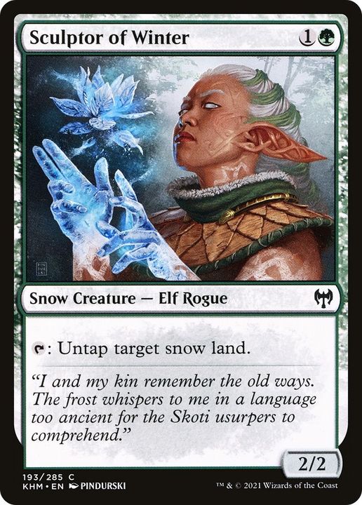 Sculptor of Winter in the group Magic the Gathering / Types / Creatures / Elf at Proxyprinters.com (57545)