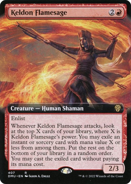 Keldon Flamesage in the group Magic the Gathering / Sets / Dominaria United at Proxyprinters.com (57548)