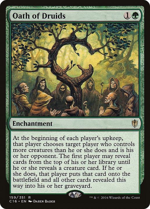 Oath of Druids in the group Magic the Gathering / Sets / Commander 2016 at Proxyprinters.com (57549)