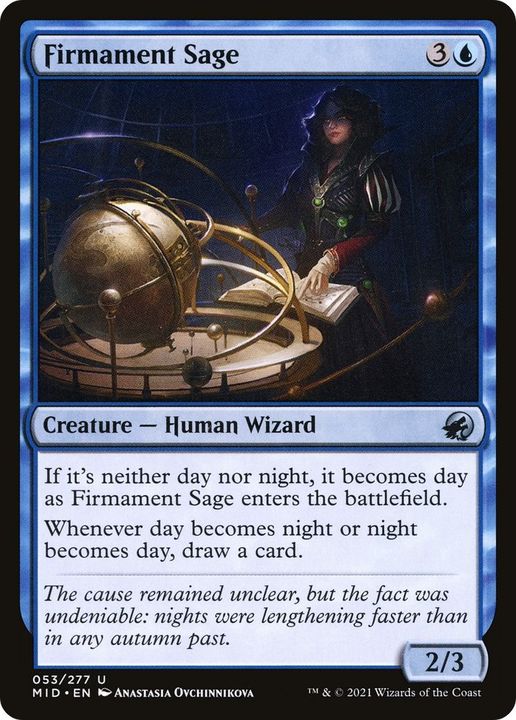 Firmament Sage in the group Magic the Gathering / Types / Creatures / Wizard at Proxyprinters.com (57556)