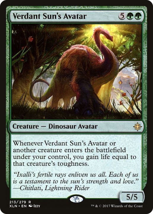 Verdant Sun's Avatar in the group Magic the Gathering / Sets / Ixalan at Proxyprinters.com (57572)