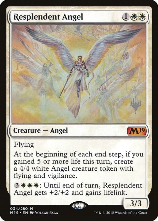 Resplendent Angel in the group Magic the Gathering / Types / Colors / White at Proxyprinters.com (57581)