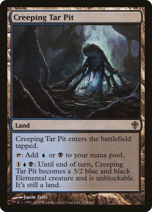 Creeping Tar Pit in the group Magic the Gathering / Sets / Worldwake at Proxyprinters.com (5759)