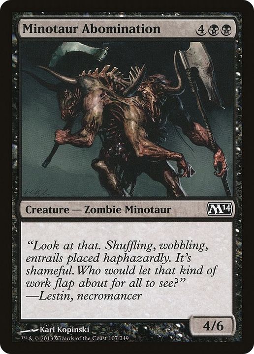 Minotaur Abomination in the group Magic the Gathering / Types / Creatures / Zombie at Proxyprinters.com (57594)