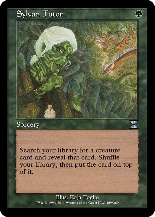 Sylvan Tutor in the group Magic the Gathering / Sets / MicroProse Promos at Proxyprinters.com (57595)