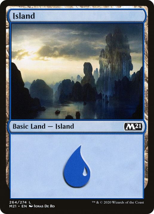 Island in the group Magic the Gathering / Sets / Core Set 2021 at Proxyprinters.com (576)