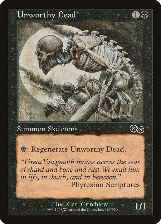 Unworthy Dead in the group Magic the Gathering / Types / Colors / Black at Proxyprinters.com (5760)