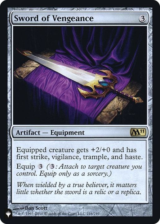 Sword of Vengeance in the group Magic the Gathering / Sets / The List at Proxyprinters.com (57609)