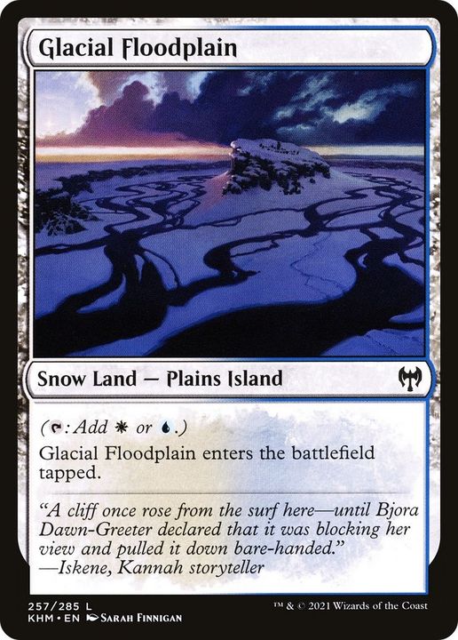 Glacial Floodplain in the group Magic the Gathering / Types / Land / Island at Proxyprinters.com (57643)