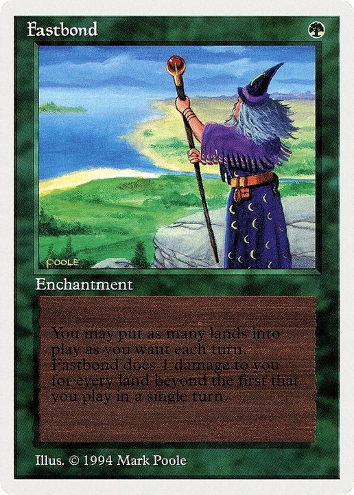 Fastbond in the group Magic the Gathering / Types / Enchantment / Enchantment at Proxyprinters.com (57649)