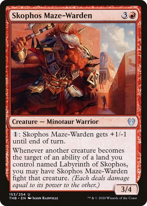 Skophos Maze-Warden in the group Magic the Gathering / Types / Creatures / Warrior at Proxyprinters.com (5765)