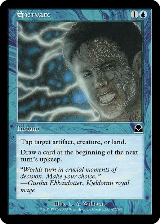 Enervate in the group Magic the Gathering / Types / Colors / Blue at Proxyprinters.com (57652)