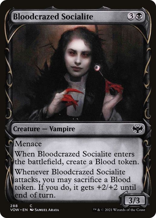 Bloodcrazed Socialite in the group Magic the Gathering / Sets / Innistrad: Crimson Vow at Proxyprinters.com (57653)