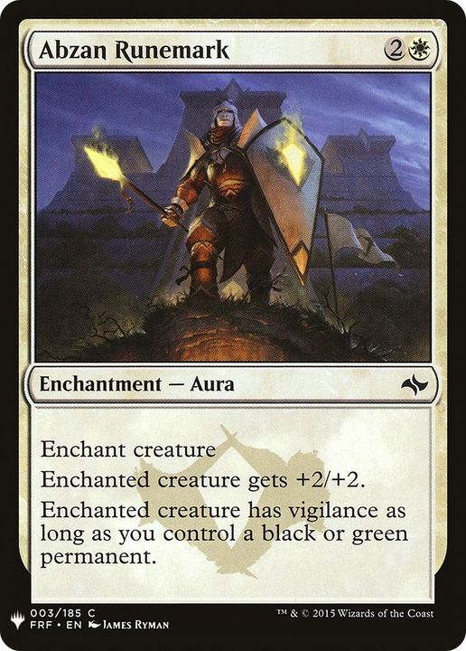 Abzan Runemark in the group Advanced search at Proxyprinters.com (57658)
