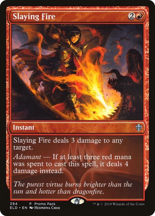 Slaying Fire in the group Magic the Gathering / Types / Colors / Red at Proxyprinters.com (57675)