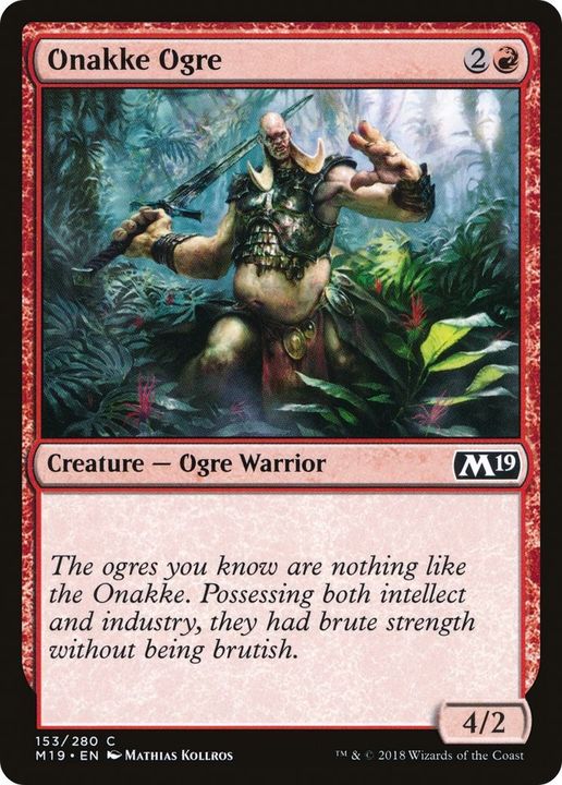 Onakke Ogre in the group Magic the Gathering / Sets / Core Set 2019 at Proxyprinters.com (57678)