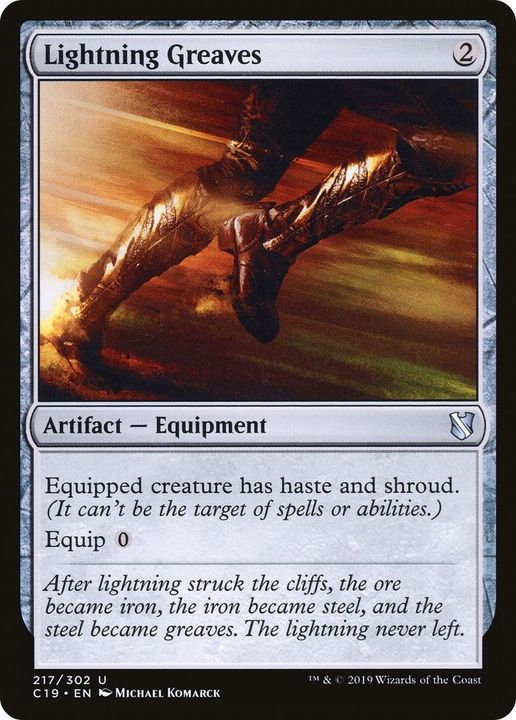 Lightning Greaves in the group Magic the Gathering / Sets / Commander 2019 at Proxyprinters.com (57679)