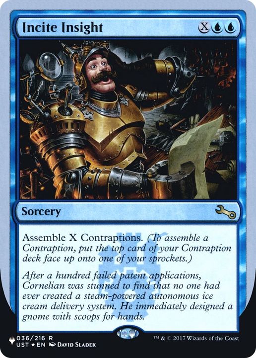 Incite Insight in the group Magic the Gathering / Types / Colors / Blue at Proxyprinters.com (57698)