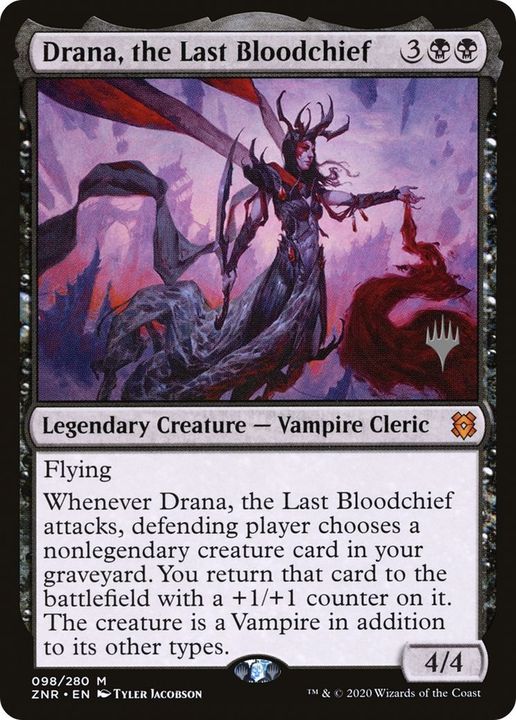 Drana, the Last Bloodchief in the group Magic the Gathering / Types / Colors / Black at Proxyprinters.com (57708)