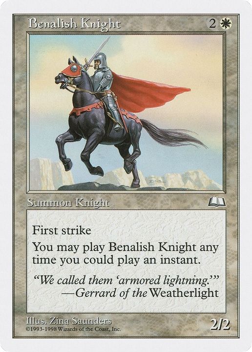 Benalish Knight in the group Magic the Gathering / Sets / Anthologies at Proxyprinters.com (57736)