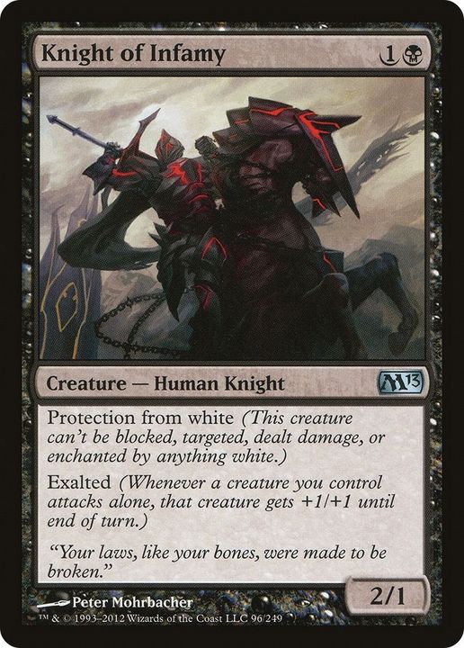 Knight of Infamy in the group Magic the Gathering / Types / Creatures / Human at Proxyprinters.com (57748)