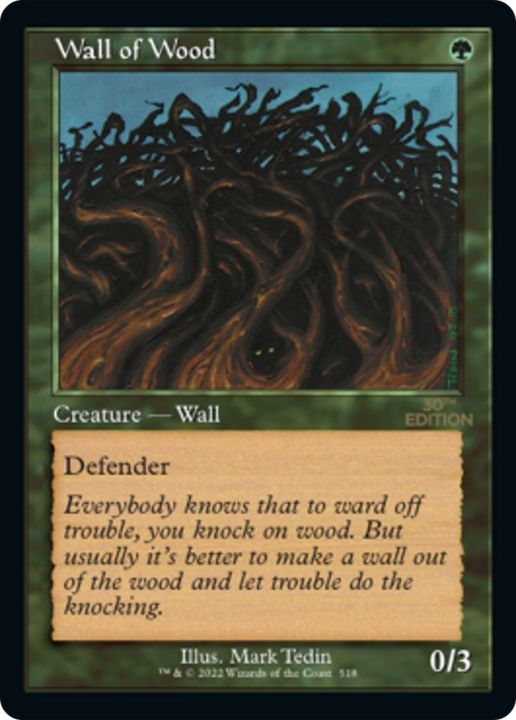 Wall of Wood in the group Magic the Gathering / Types / Colors / Green at Proxyprinters.com (57864)