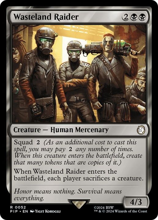 Wasteland Raider in the group Magic the Gathering / Types / Creatures / Human at Proxyprinters.com (57930)