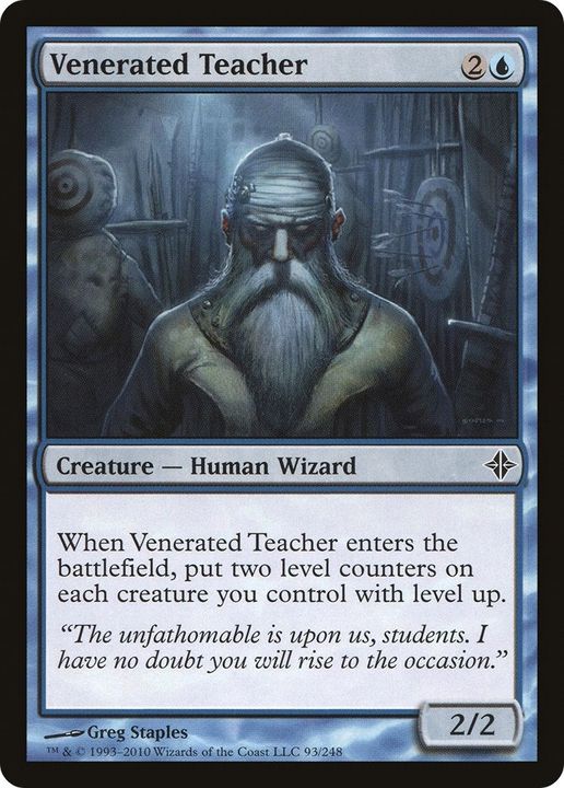 Venerated Teacher in the group Magic the Gathering / Types / Creatures / Wizard at Proxyprinters.com (57962)