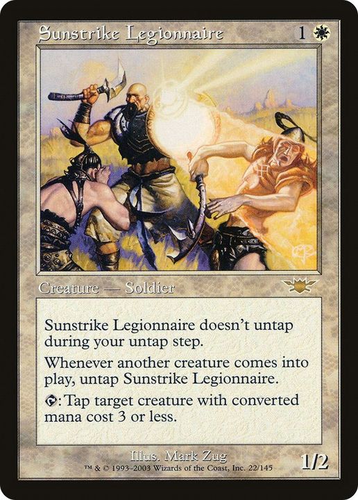 Sunstrike Legionnaire in the group Magic the Gathering / Types / Creatures / Human at Proxyprinters.com (5800)