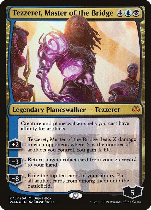 Tezzeret, Master of the Bridge in the group Magic the Gathering / Types / Colors / Multicolors / B, U at Proxyprinters.com (58003)